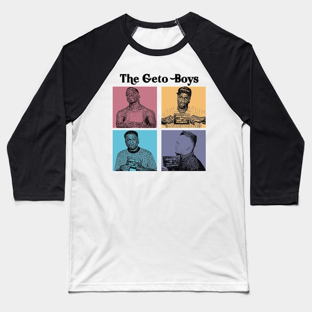 Geto Boys Mugshot Baseball T-Shirt by FRZoldSchool